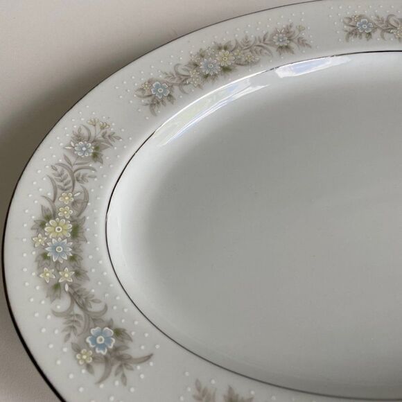 Ambiance Platter La Petit Fleur Fine China Oval - Picture 8 of 8
